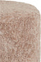 Light & Living Poef Polly - Bruin - Ø40cm - Modern