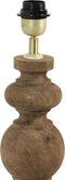 Light & Living Radwan Lampvoet - Hout/Donkerbruin - 14x14x50cm