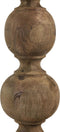 Light & Living Radwan Lampvoet - Hout/Donkerbruin - 14x14x50cm