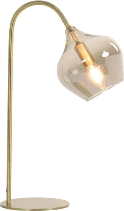 Light & Living Rakel Tafellamp - Antiek Brons/Smoke - 28x17x50,5 cm