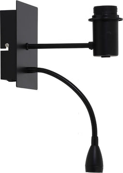 Light & Living REGINA Wandlamp+ledflex 11x20x35 cm mat zwart