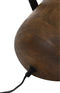 Light & Living Rehan Tafellamp - Hout/Zwart - 24x20x23cm