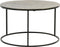 Light & Living Rengo Relief Ronde Salontafel - Antiek zwart/Antiek Brons - Set/2 - Ø61x37 + Ø76x41cm
