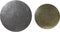 Light & Living Rengo Relief Ronde Salontafel - Antiek zwart/Antiek Brons - Set/2 - Ø61x37 + Ø76x41cm
