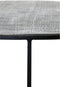 Light & Living Rengo Relief Ronde Salontafel - Antiek zwart/Antiek Brons - Set/2 - Ø61x37 + Ø76x41cm