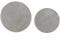 Light & Living Rengo - Ronde Salontafel - Relief Antiek Lood - Ø61x37cm + Ø76x41cm
