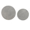 Light & Living Rengo - Ronde Salontafel - Relief Antiek Lood - Ø61x37cm + Ø76x41cm