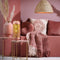 Light & Living rond kussen Jaylee | Oud roze | Ø 40 cm
