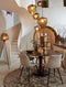 Light & Living Rond Vloerkleed Sital - Ø220cm - Koffie