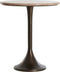 Light & Living Ronde Bijzettafel Dolin - Travertin - 48cm