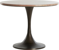 Light & Living Ronde Bijzettafel Dolin - Travertin - 59cm
