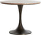 Light & Living Ronde Bijzettafel Dolin - Travertin - 59cm