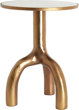 Light & Living Ronde Bijzettafel Mello - Ø40cm - Brons