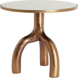 Light & Living Ronde Bijzettafel Mello - Ø50cm - Brons