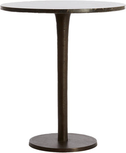 Light & Living Ronde Bijzettafel Pazo - 48cm - Donkerbruin