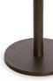 Light & Living Ronde Bijzettafel Pazo - 48cm - Donkerbruin