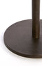 Light & Living Ronde Bijzettafel Pazo - Marmer - 61cm - Donkerbruin
