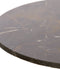 Light & Living Ronde Bijzettafel Pazo - Marmer - 61cm - Donkerbruin