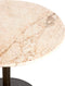 Light & Living Ronde Bijzettafel Pazo - Marmer - 61cm - Zand