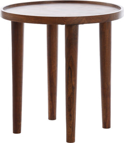 Light & Living Ronde Bijzettafel Qiano - Acaciahout - Ø49cm