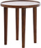 Light & Living Ronde Bijzettafel Qiano - Acaciahout - Ø49cm