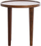 Light & Living Ronde Bijzettafel Qiano - Acaciahout - Ø49cm