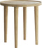 Light & Living Ronde Bijzettafel Qiano - Mangohout - 49cm - Naturel
