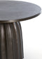 Light & Living Ronde Bijzettafel Veglia - 60cm - Donkerbruin
