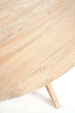 Light & Living Ronde Eettafel Quenza - Mangohout - 120cm