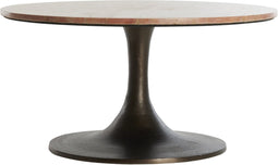 Light & Living Ronde Salontafel Dolin - Travertin - 75cm