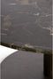 Light & Living Ronde Salontafel Pazo - Marmer - 76cm - Donkerbruin
