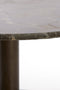 Light & Living Ronde Salontafel Pazo - Marmer - 76cm - Donkerbruin