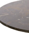 Light & Living Ronde Salontafel Pazo - Marmer - 76cm - Donkerbruin
