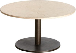 Light & Living Ronde Salontafel Pazo - Marmer - 76cm - Zand