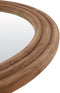 Light & Living Ronde Spiegel Florion - Mangohout - 100cm
