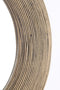 Light & Living Ronde Spiegel Piedre - Rotan - 70cm - Bruin