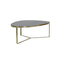 Light & Living Salontafel 118x89x40 cm TURBI glas zwart-mat brons