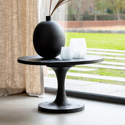 Light & Living - Salontafel BICABA - Ø70x40cm - Zwart