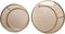 Light & Living Salontafel Duarte - Bruin Glas/Goud - Ø65+Ø75cm - Modern