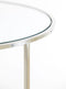 Light & Living Salontafel Duarte - Nikkel - Ø65+Ø75cm - Klassiek