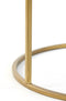 Light & Living Salontafel Duarte - Smoke Zwart/Goud - Ø65+Ø75cm - Klassiek,Luxe