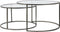 Light & Living Salontafel Duarte - Vintage Tin - Ø65+Ø75cm - Modern
