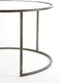 Light & Living Salontafel Duarte - Vintage Tin - Ø65+Ø75cm - Modern