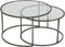 Light & Living Salontafel Duarte - Vintage Tin - Ø65+Ø75cm - Modern