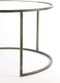 Light & Living Salontafel Duarte - Vintage Tin - Ø65+Ø75cm - Modern