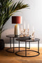Light & Living Salontafel Duarte - Zwart - Ø65+Ø75cm - Modern