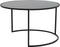 Light & Living Salontafel Duarte - Zwart - Ø65+Ø75cm - Modern