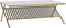 Light & Living Salontafel Ezra - 110 x 70cm - Smoke/Antiek Brons