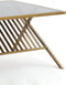 Light & Living Salontafel Ezra - 110 x 70cm - Smoke/Antiek Brons