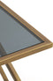Light & Living Salontafel Ezra - 110 x 70cm - Smoke/Antiek Brons